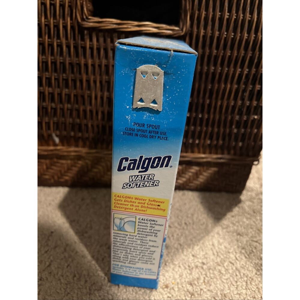 Vintage Calgon Water Softener Powder 2 LB (40 Oz) Discontinued Open Box - Picture 2 of 5
